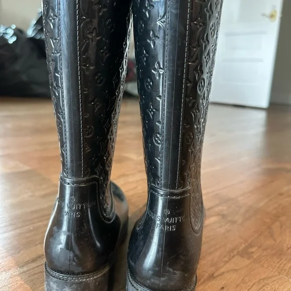 Louis Vuitton Black Winter & Rain Boots